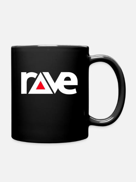 Rave Techno Festival Hardstyle Trance Electro - Mug uni - noir