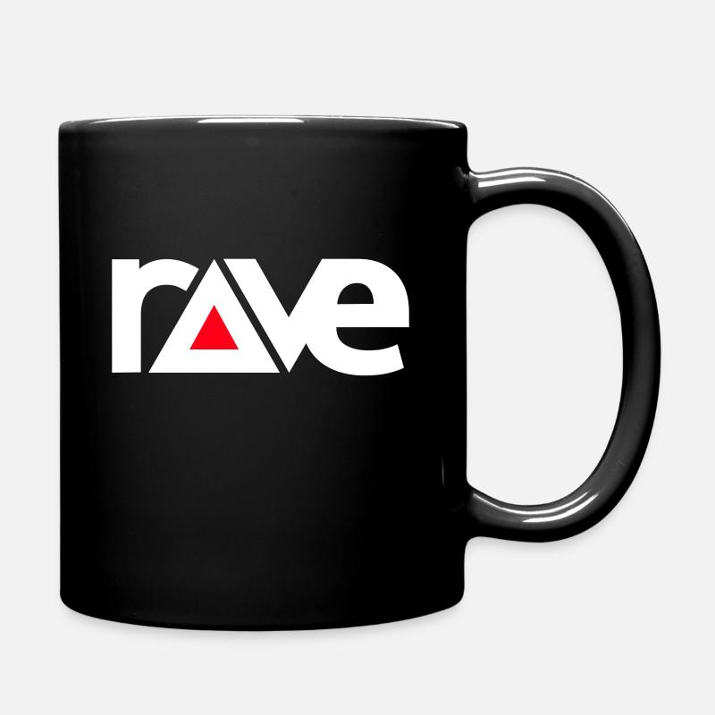 Rave Techno Festival Hardstyle Trance Electro - Mug uni - noir