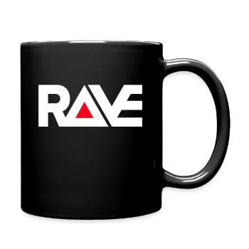 Rave Techno Festival Hardstyle Trance Electro - Full Colour Mug - black - Right