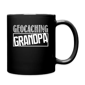 Geocaching Geocaching Grandpa - Full Colour Mug - black - Right