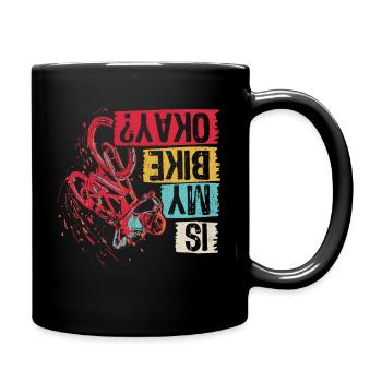 BMX Bike Bike Fans Bike Gift MTB Biker BMX - Full Colour Mug - black - Right