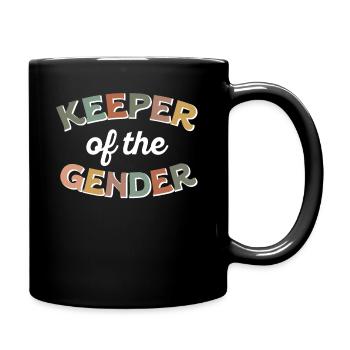 Gardien du genre - Mug uni - noir - Droite