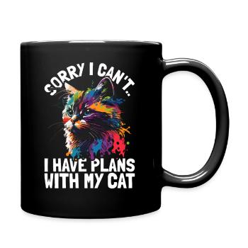 Désolé, je ne peux pas - Mug uni - noir - Droite