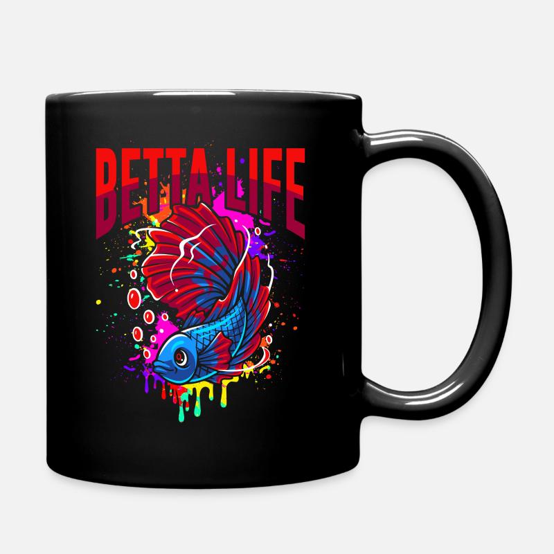 Betta Life - Full Colour Mug - black