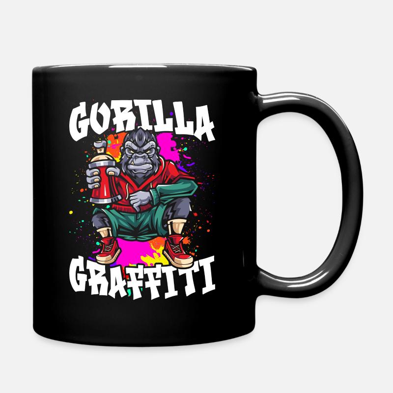 Gorille Graffiti - Mug uni - noir