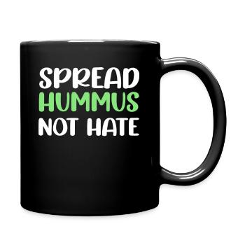 Tartiner le houmous sans ne pas haïr les falafels sans gluten - Mug uni - noir - Droite