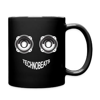 Rave « Techno Beats » Festival Hardstyle Trance - Mug uni - noir - Droite