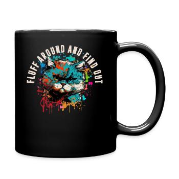 Flitching around and finding out - Full Colour Mug - black - Right