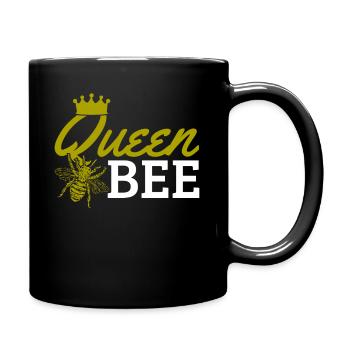 Imker Geschenk Bienen Vintage - Tasse einfarbig - Schwarz - Rechts