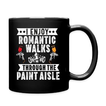 Peintre De Voiture Hommes Papa Garçon Peintre De Carrosserie Automobile - Mug uni - noir - Droite