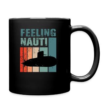 Drôle de hobby casquette de marin capitaine de - Mug uni - noir - Droite