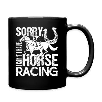 Horse Racing I Have Horse Racing - Full Colour Mug - black - Right