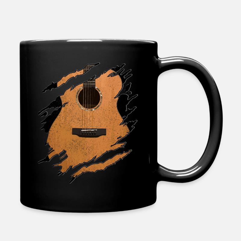 Guitare cadeau guitariste Vintage - Mug uni - noir