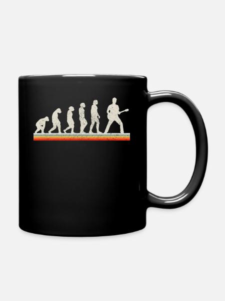 Guitare cadeau guitariste Vintage - Mug uni - noir