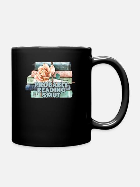 Wahrscheinlich Smut lesen Vintage-Bücher Schmutz - Tasse einfarbig - Schwarz