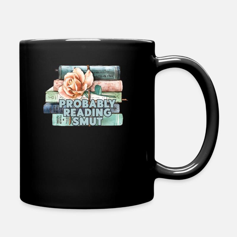Wahrscheinlich Smut lesen Vintage-Bücher Schmutz - Tasse einfarbig - Schwarz