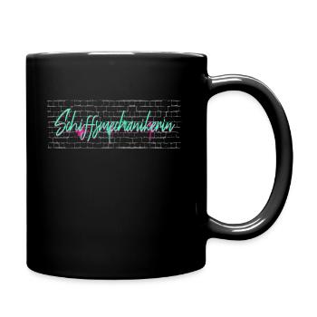 Motorenwärter Abschluss-Geschenk - Tasse einfarbig - Schwarz - Rechts