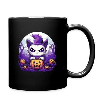 Halloween Costume de chat mignon Fête d'Halloween - Mug uni - noir - Droite