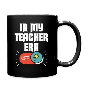 In My Teaching Era Teaching - Full Colour Mug - black - Right