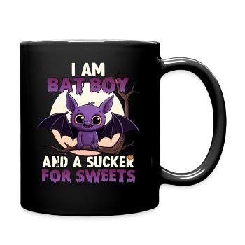 Kawaii Halloween Costume chauve-souris Bat Boy - Mug uni - noir - Droite
