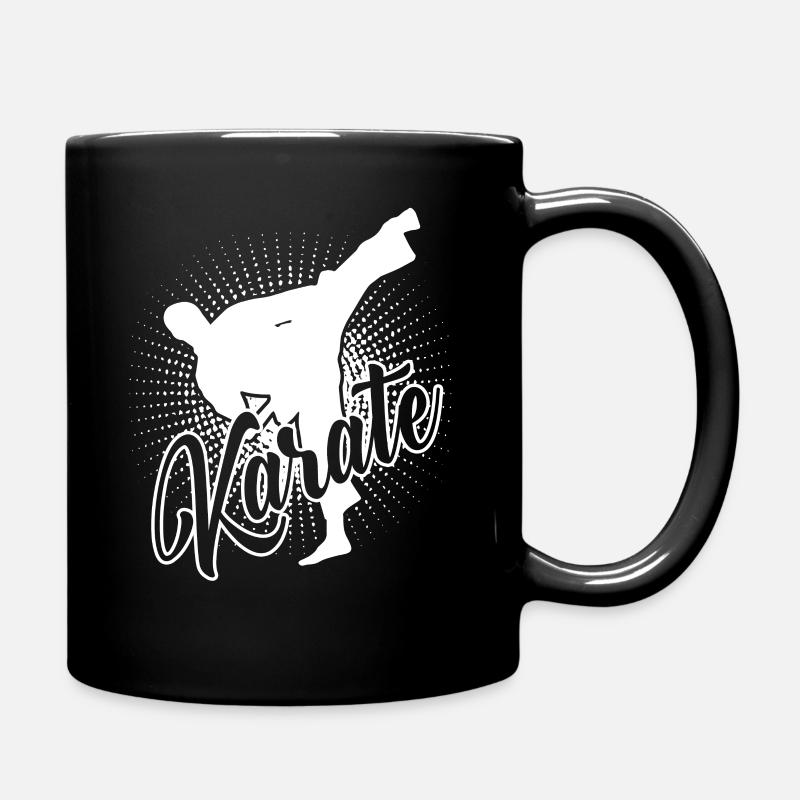 Karate Karate Fighter - Full Colour Mug - black