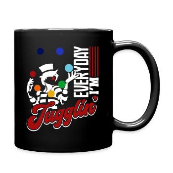 Juggling Everyday I'm Juggling - Full Colour Mug - black - Right