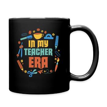 In My Teaching Era Teaching - Full Colour Mug - black - Right