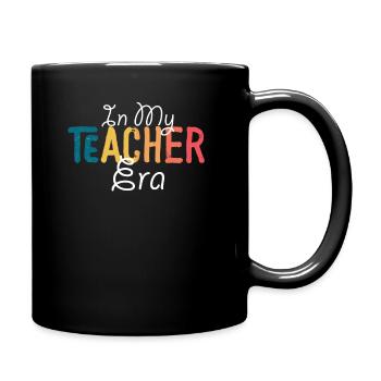 In My Teaching Era Teaching - Full Colour Mug - black - Right