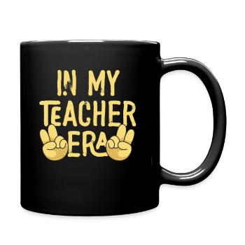 In My Teaching Era Teaching - Full Colour Mug - black - Right