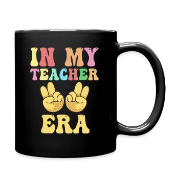 In My Teaching Era Teaching - Full Colour Mug - black - Right