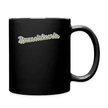 Ingenieur Abschluss-Geschenk Bauzeichnerin - Tasse einfarbig - Schwarz - Rechts