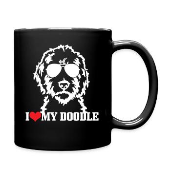 Goldendoodle Dog The Dood Gift - Full Colour Mug - black - Right