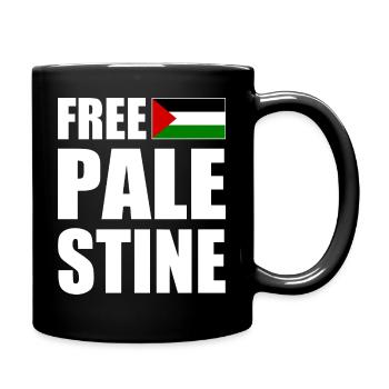 Free palestine - Full Colour Mug - black - Right