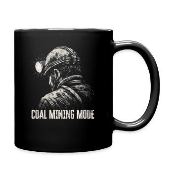 Coal Mining Fashion - Miner Gift - Full Colour Mug - black - Right