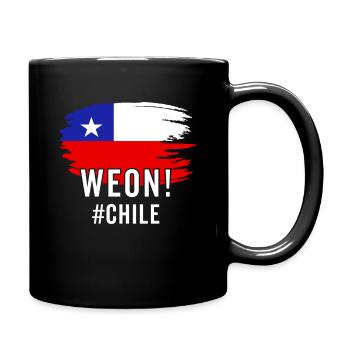 Chile Flagge Stolz Chilenische Lustige Camiseta Chilena - Tasse einfarbig - Schwarz - Rechts