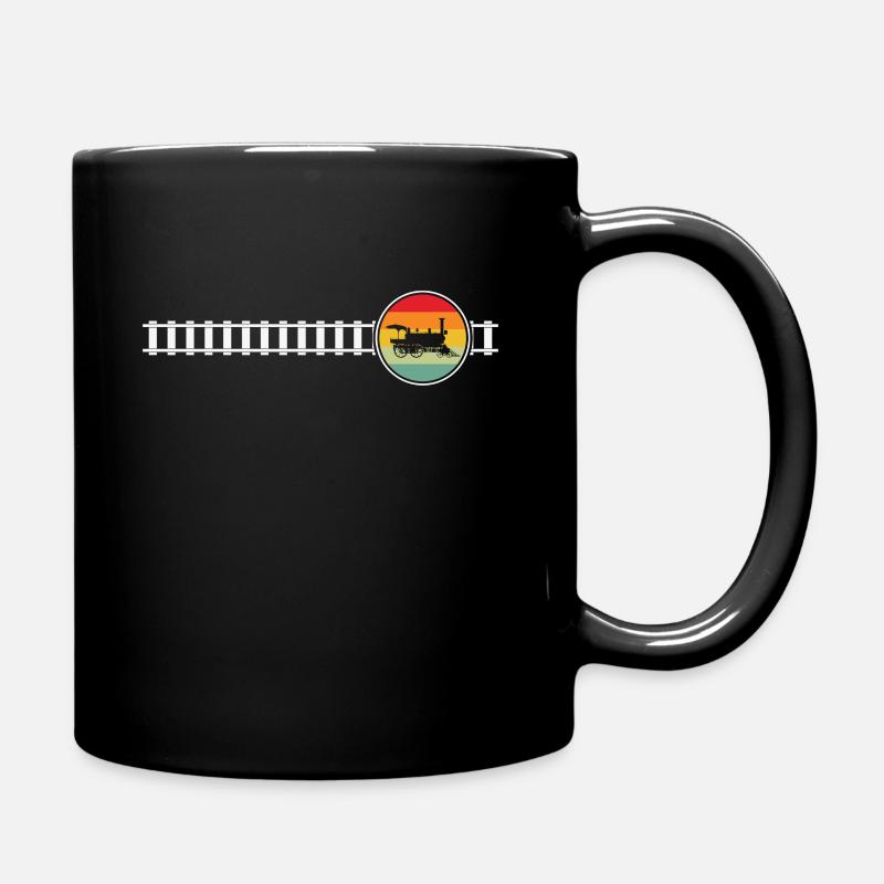 Train Locomotive Hobby Trainspotting Fan De Chemin De Fer - Mug uni - noir