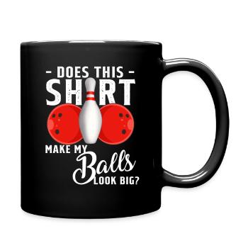Cool Bowling Design Bowling Ball Sport Bowler - Full Colour Mug - black - Right