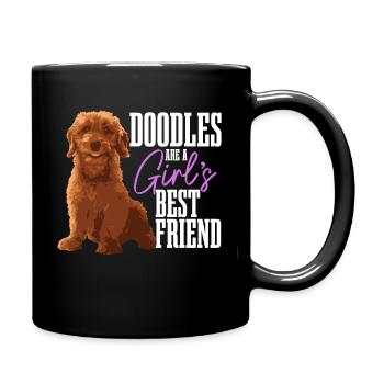 Goldendoodle Dog The Dood Gift - Full Colour Mug - black - Right