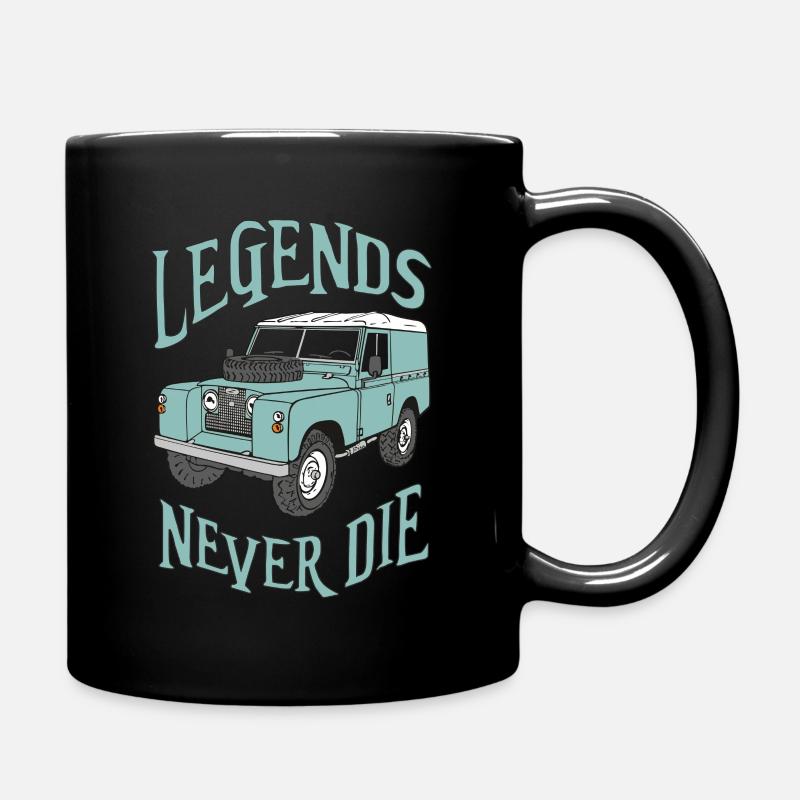 Landy - Serie2 - legends never die - Tasse einfarbig - Schwarz