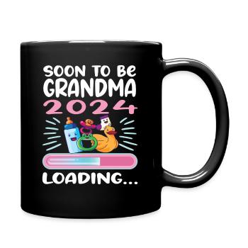 Granny 2024 Granny-to-be 2024 Loading - Full Colour Mug - black - Right