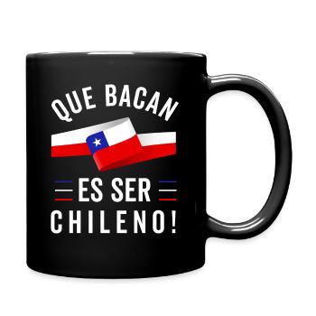 Chili Drapeau Pride Chilien Drôle Camiseta Chilena - Mug uni - noir - Droite