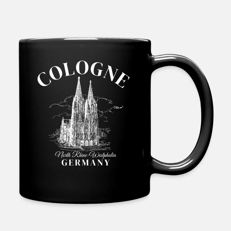 Cologne Germany North Rhine-Westphalia Deutschland - Tasse einfarbig - Schwarz