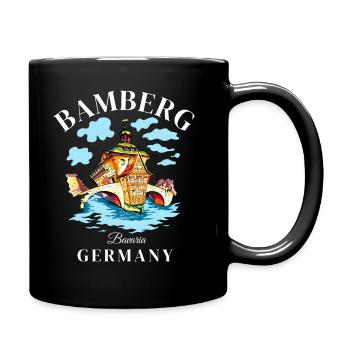 Bamberg Germany Bavaria Deutschland - Tasse einfarbig - Schwarz - Rechts