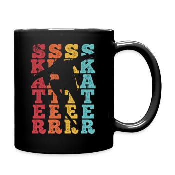 Skateboard Skateboarding Skater Vintage Boarder Sk - Mug uni - noir - Droite