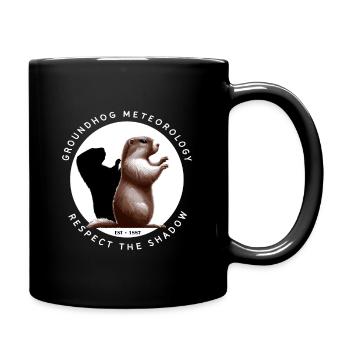 Groundhog Day Groundhog Shadow America Spring - Full Colour Mug - black - Right
