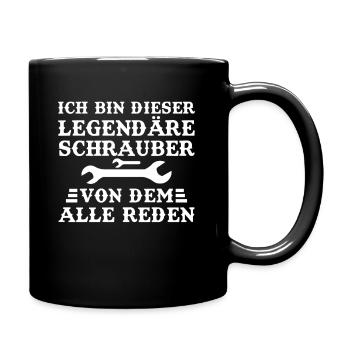 Legendäre Mechaniker Schrauber Von Dem Alle Reden - Mug uni - noir - Droite