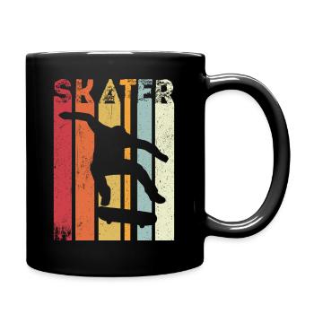Skateboard Skateboarding Skater Vintage Boarder Sk - Mug uni - noir - Droite