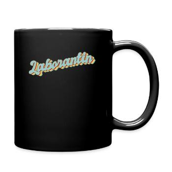 Chemiker Abschluss-Geschenk Laborantin - Tasse einfarbig - Schwarz - Rechts