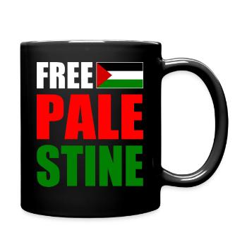 Free palestine - Full Colour Mug - black - Right