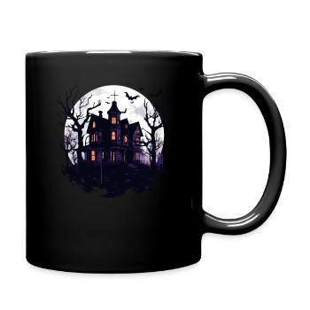 Halloween Maison hantée Maison hantée horreur Halloween - Mug uni - noir - Droite